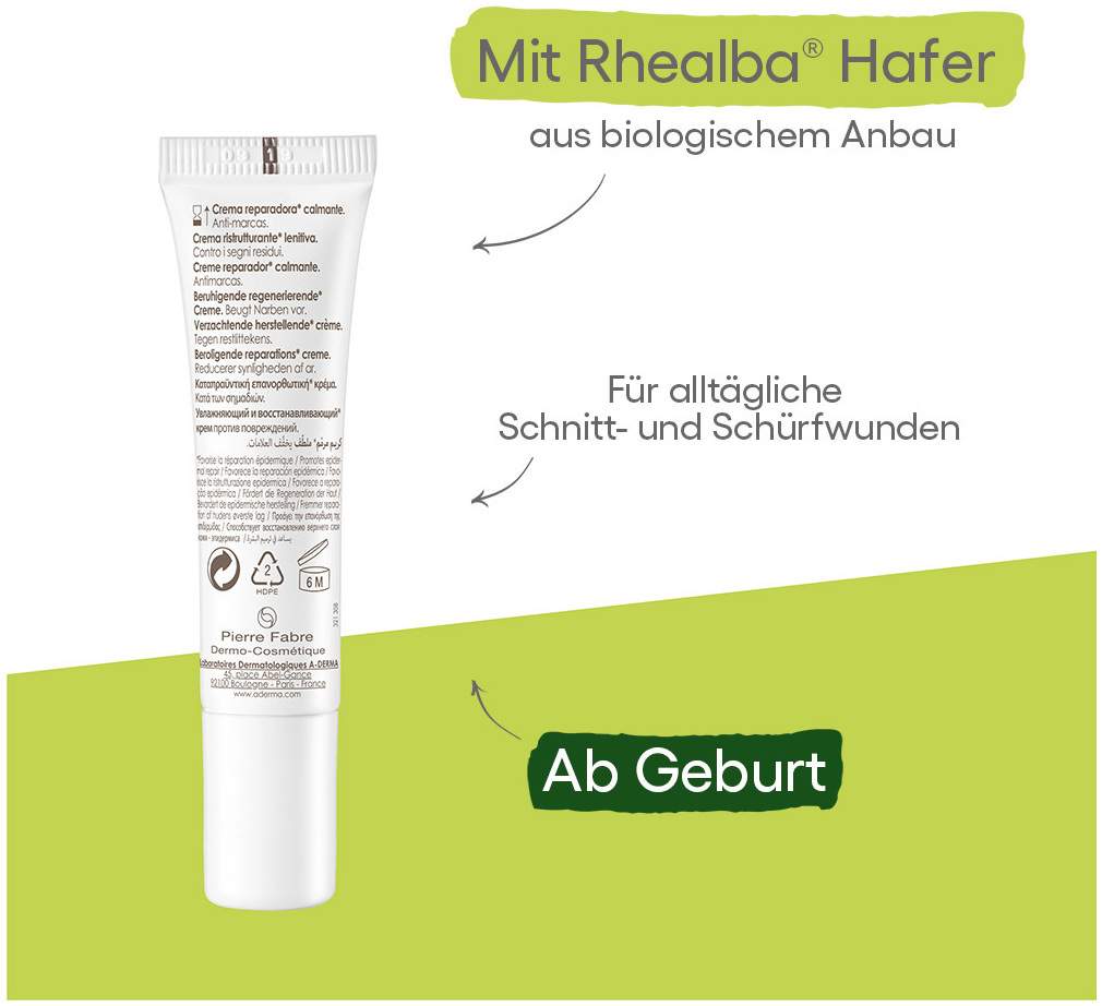 A-Derma Dermalibour+ Cica Reparierende Creme 15 ml