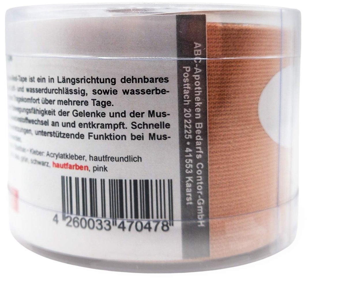 Pressotherm Kine-Med-Tape 5 Cmx5 M Hautfarben