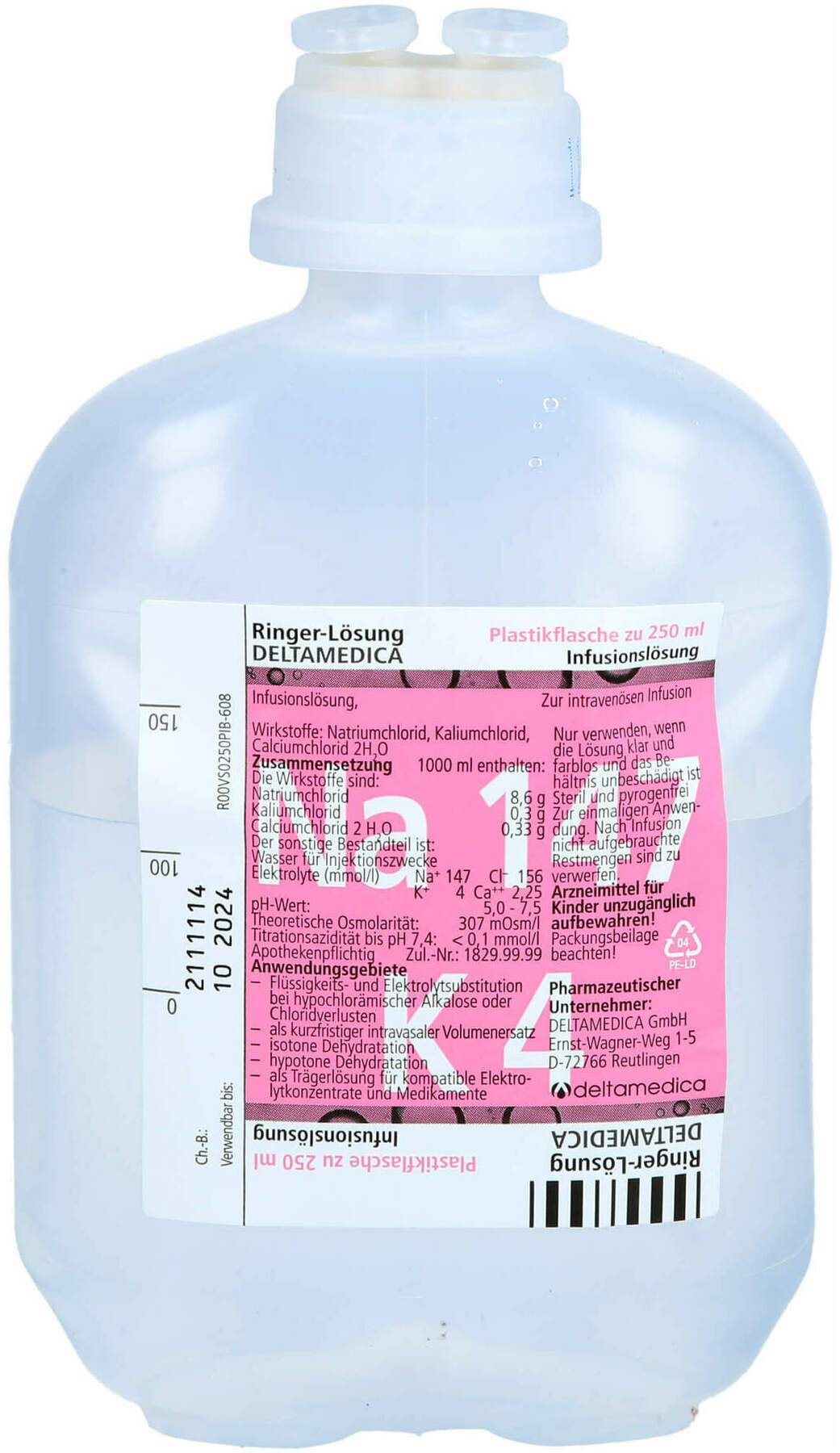 Ringer Lösung Alleman Plastik