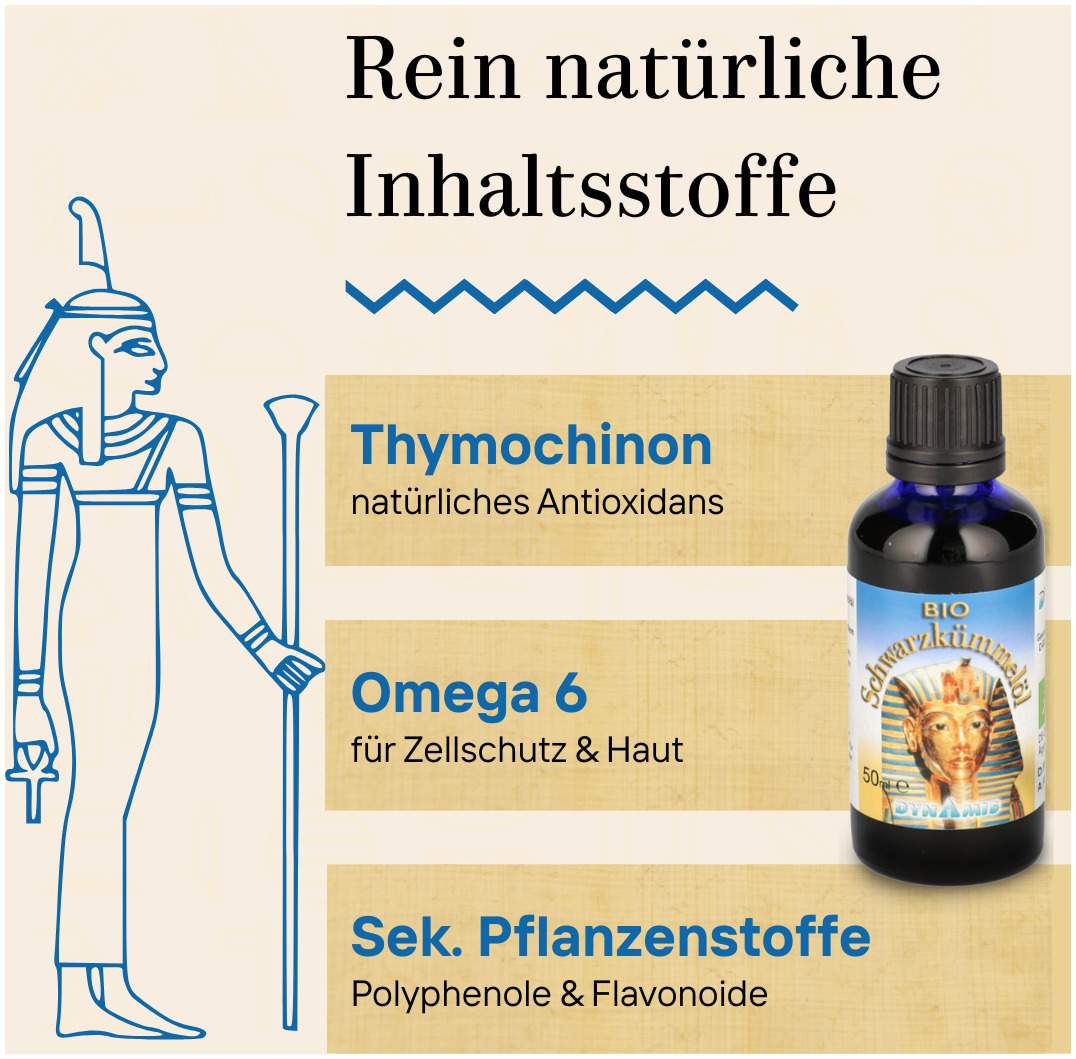 Schwarzkümmel Bio Ägypt. Öl 50 ml