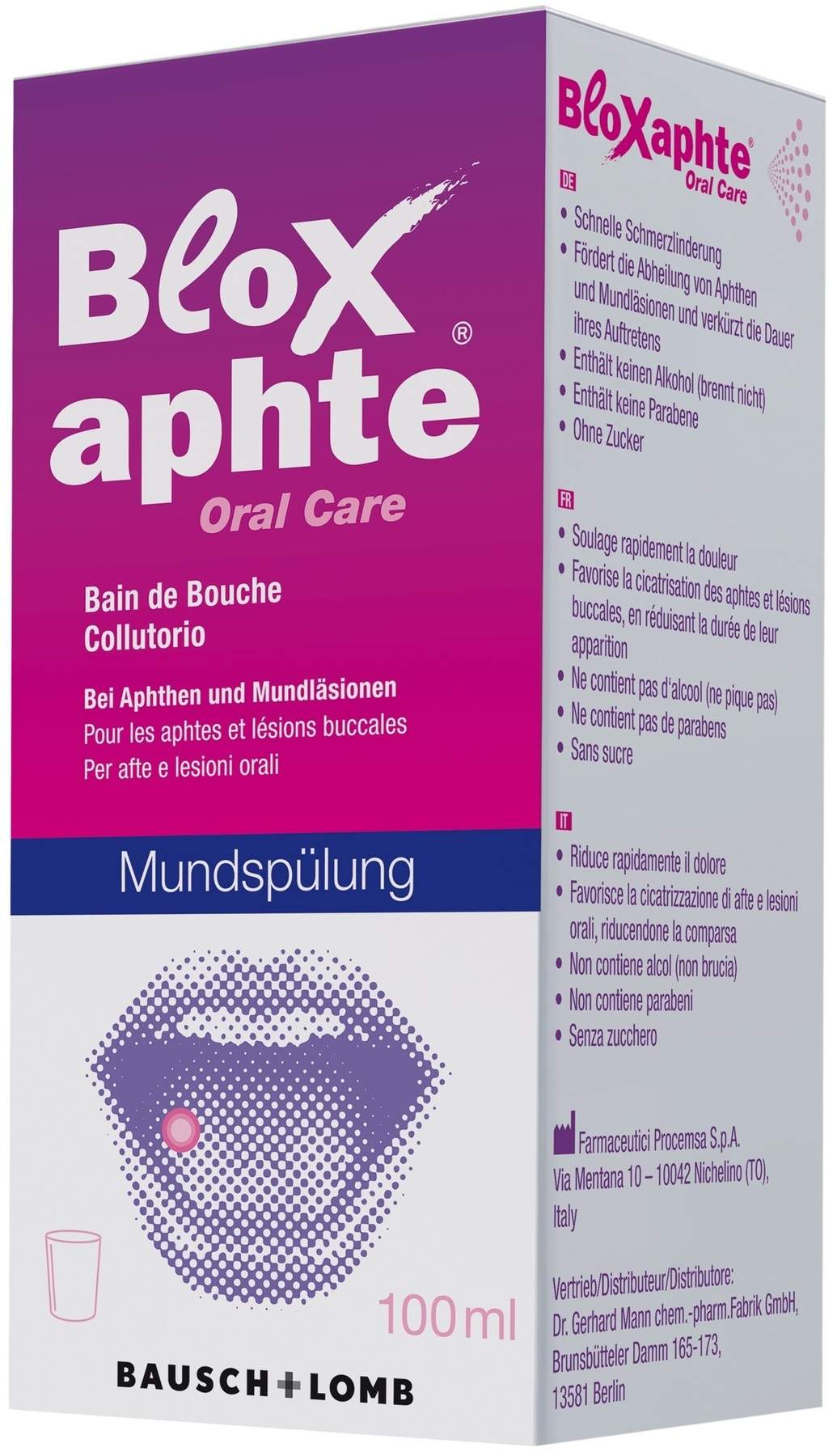 Bloxaphte Oral Care Mundspülung 100 ml