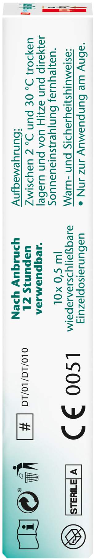 Doppelherz Aktiv Augen-Tropfen Hyaluron 0,4 % Extra 10 X 0,5 ml