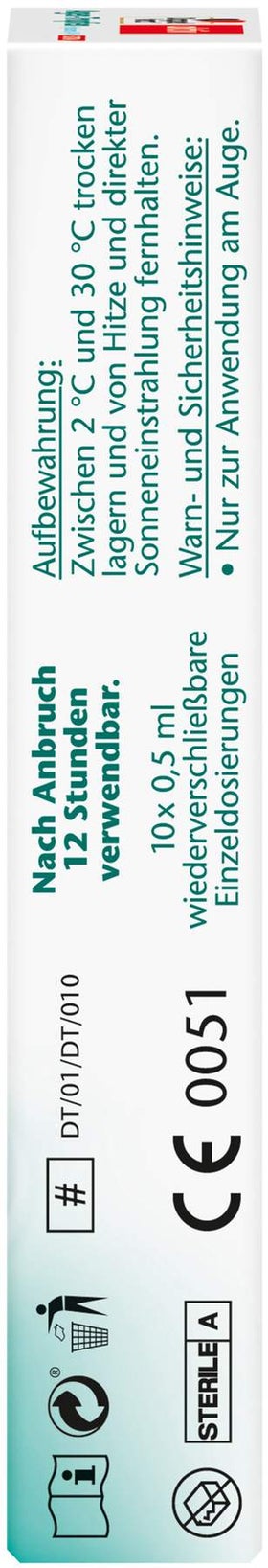 Doppelherz Aktiv Augen-Tropfen Hyaluron 0,4 % Extra 10 X 0,5 ml