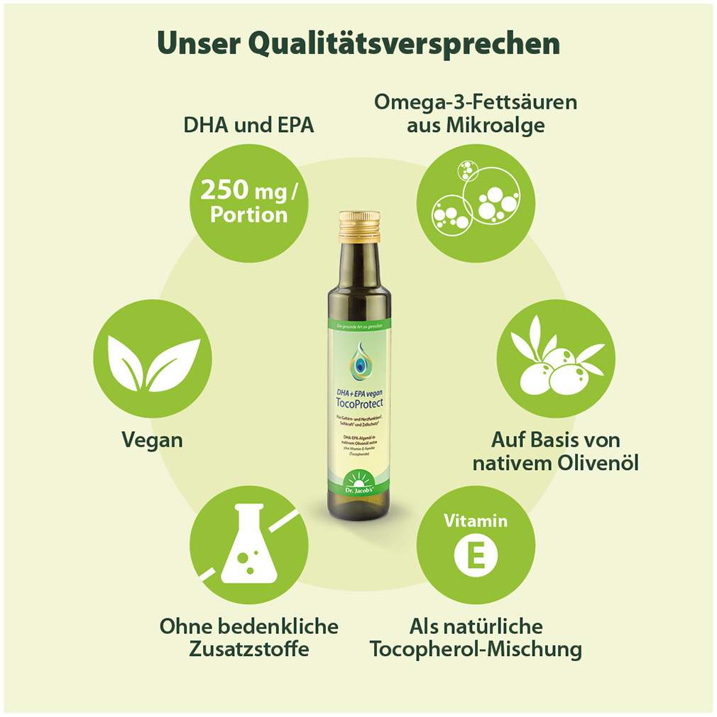 Dha+epa Vegan Tocoprotect Dr.Jacob s Flüssig