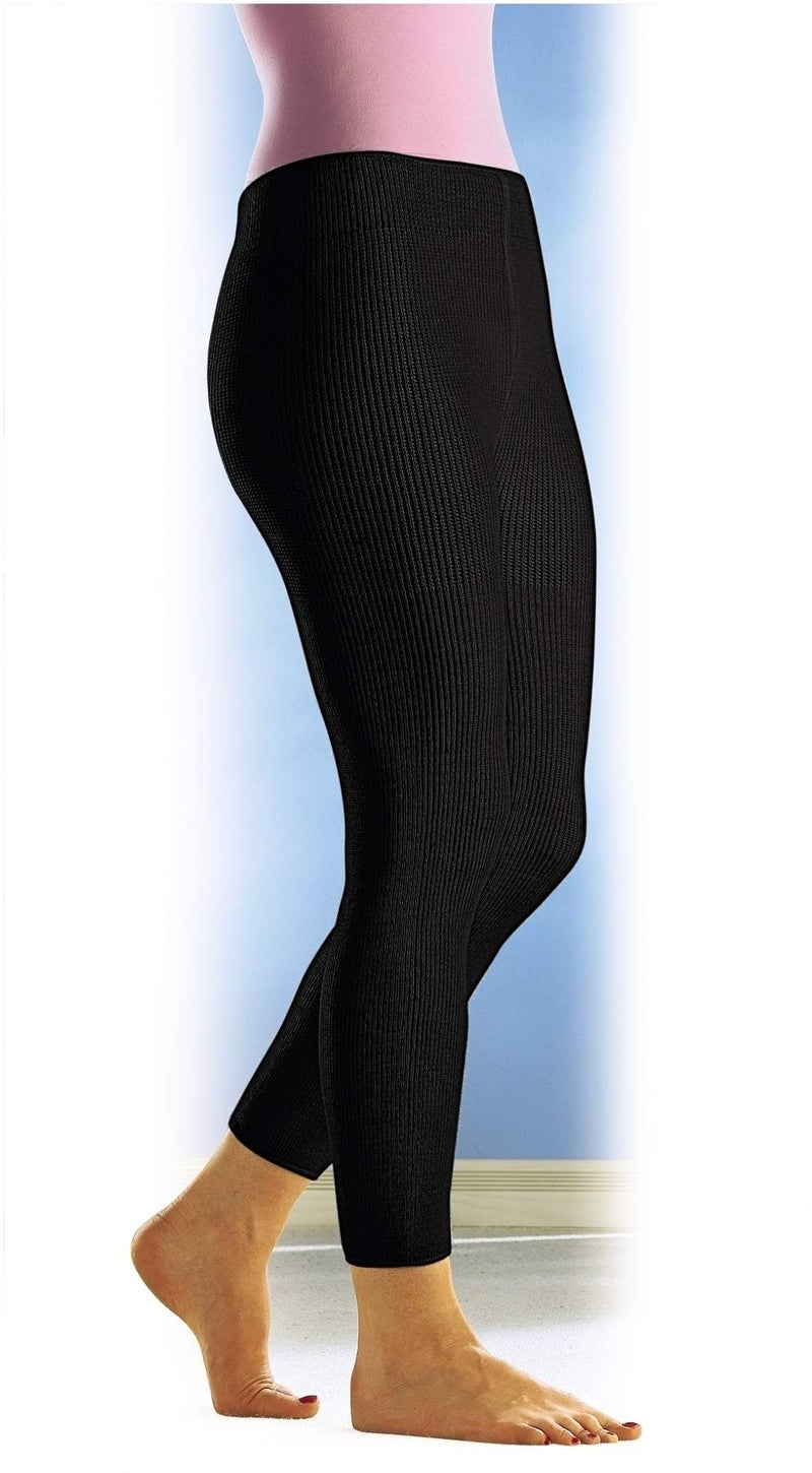 Thermo Leggings Einheitsgröße, schwarz