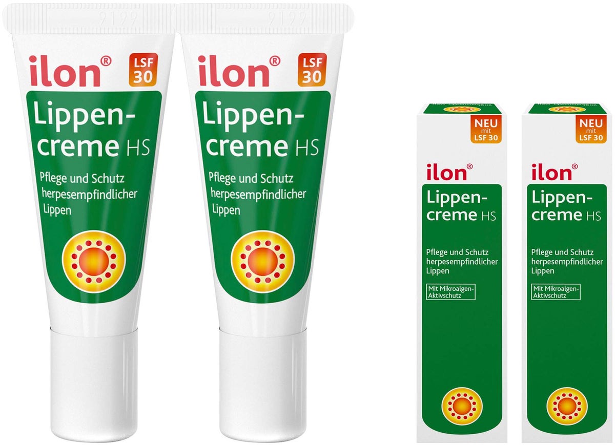 Ilon Lippencreme HS 2 x 10 ml + gratis 2 x 3 ml