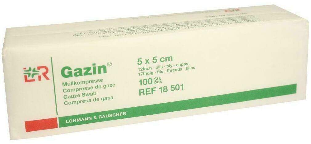 Gazin Op Kompressen 5x5cm 12fach