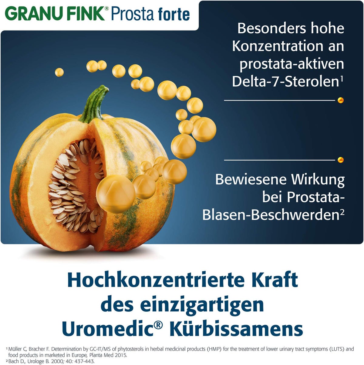 Granu Fink Prosta forte 500 mg 140 Kapseln