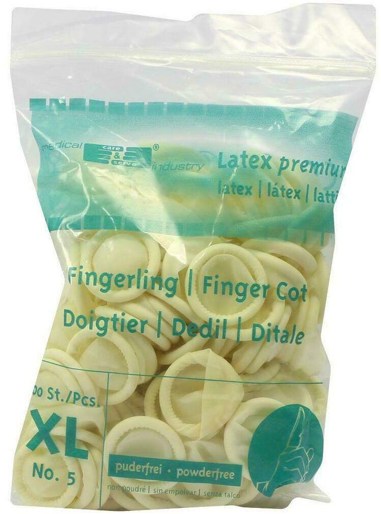 Fingerling Latex Gr.5 Extra Large 100 Stück