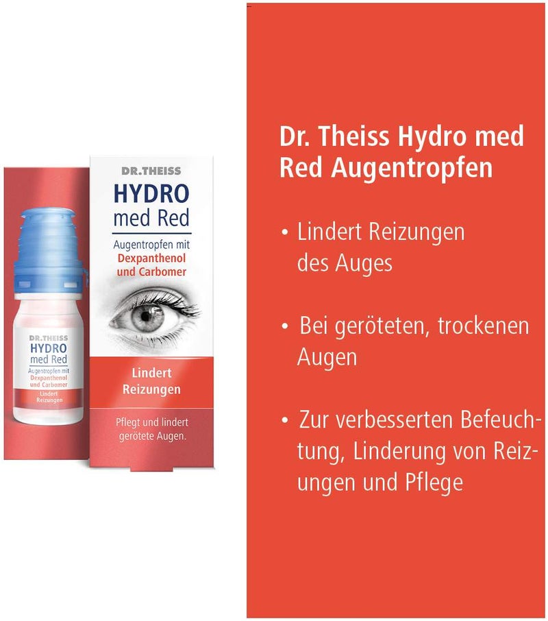 Dr.Theiss Hydro med Red Augentropfen 10 ml