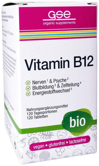 Gse Vitamin B12 Compact Bio Tabletten 120 Stück