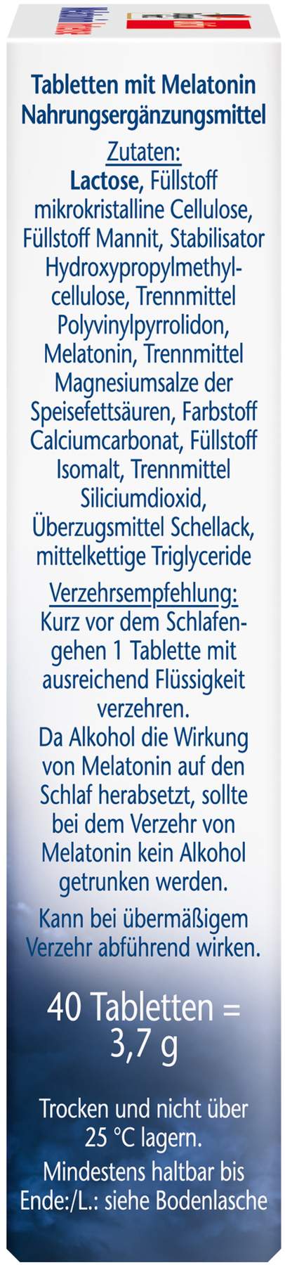 Doppelherz Aktiv Melatonin 40 Tabletten