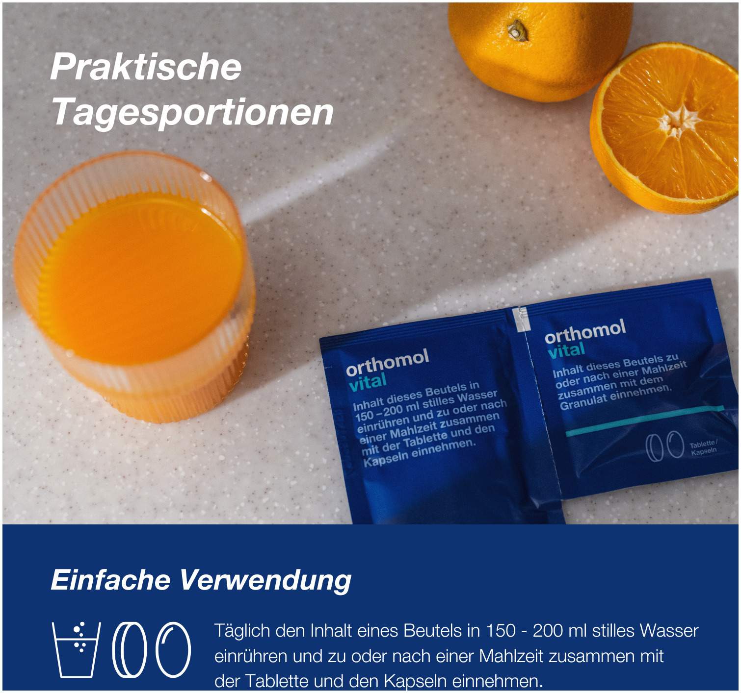 Orthomol Vital 30 Tagesportionen Grapefruit 1 Kombipackung