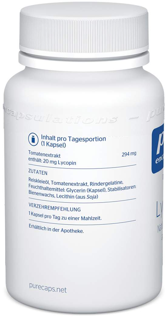 Pure Encapsulations Lycopene 20 mg 60 Kapseln