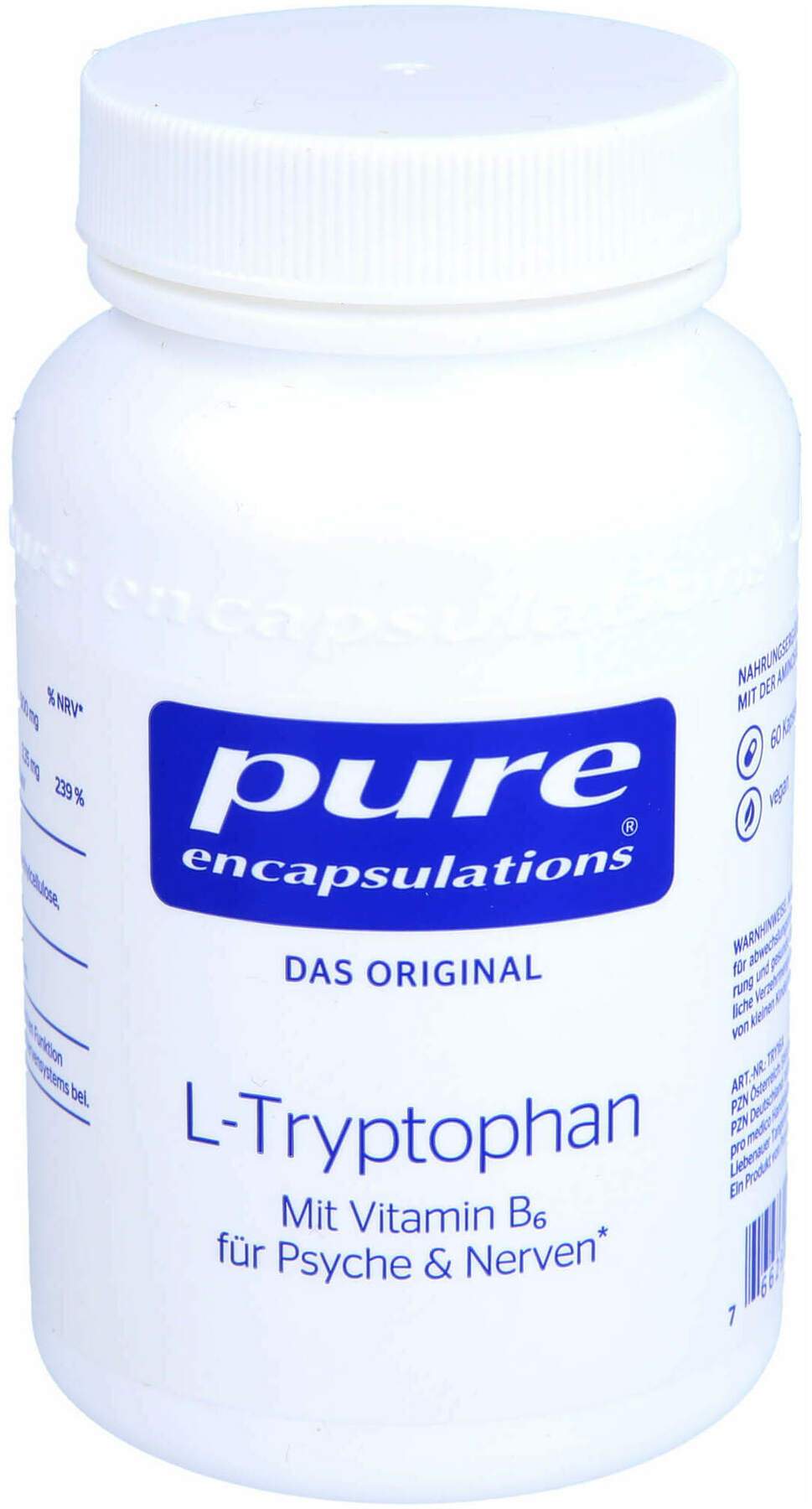 Pure Encapsulations L-Tryptophan 60 Kapseln