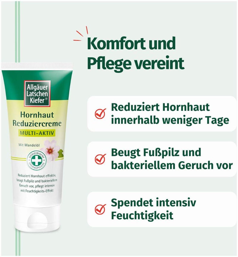 Allgäuer Latschenkiefer Hornhaut Reduziercreme Multi Aktiv 100 ml Creme