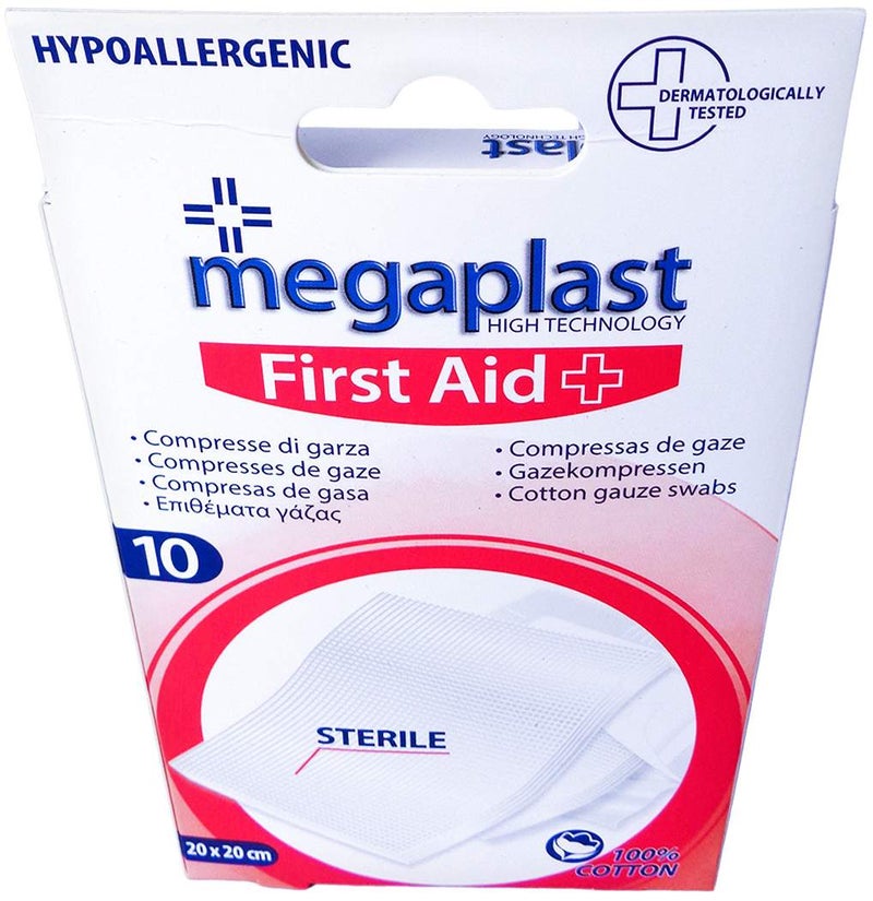Gazekompressen 20x20 cm Steril Megaplast