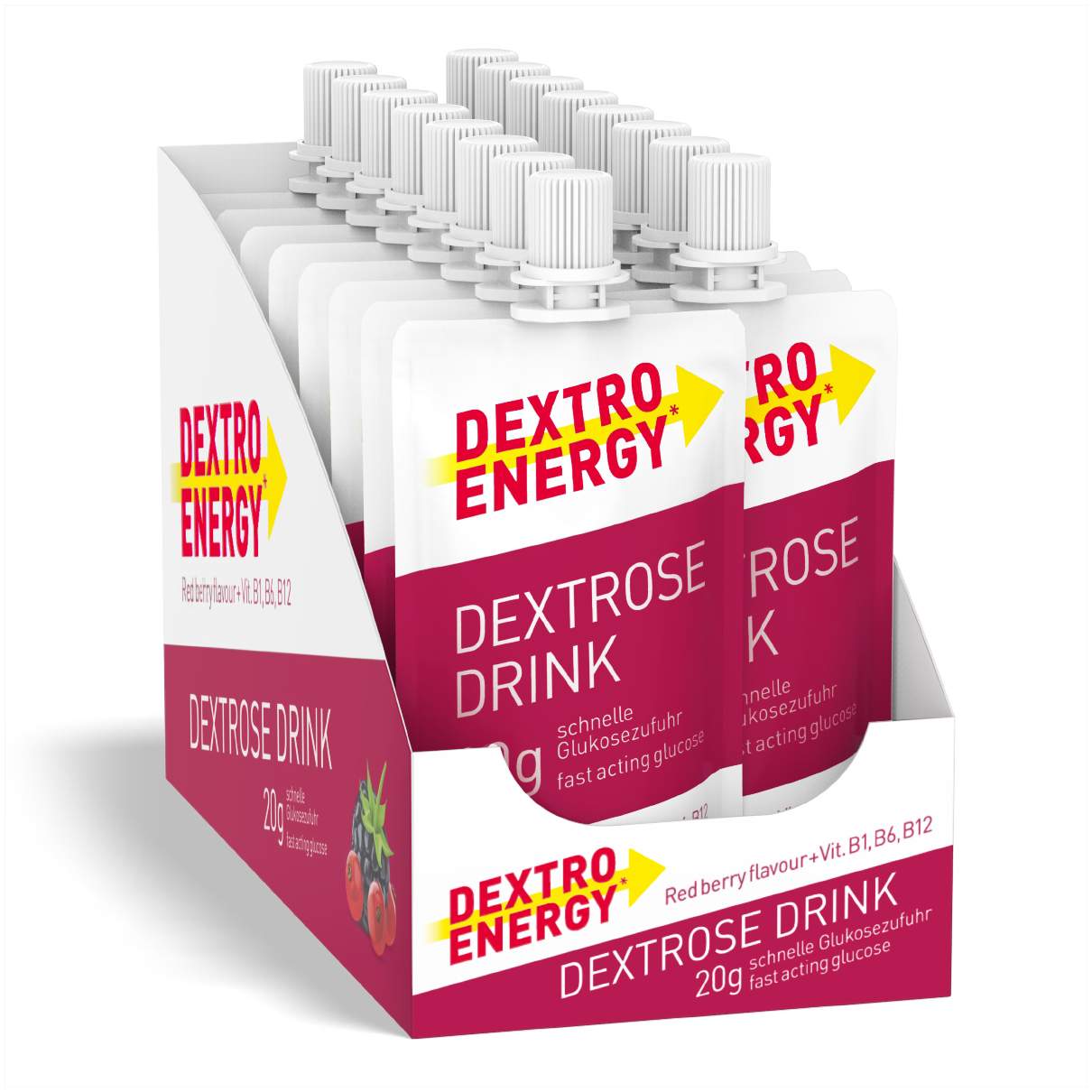 Dextro Energy Dextrose Drink red Berry 50 ml