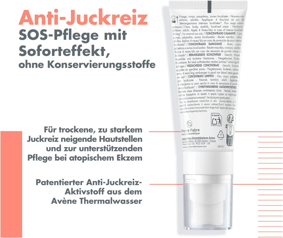 Avene XeraCalm A.D Anti-Juckreiz Konzentrat 40 ml