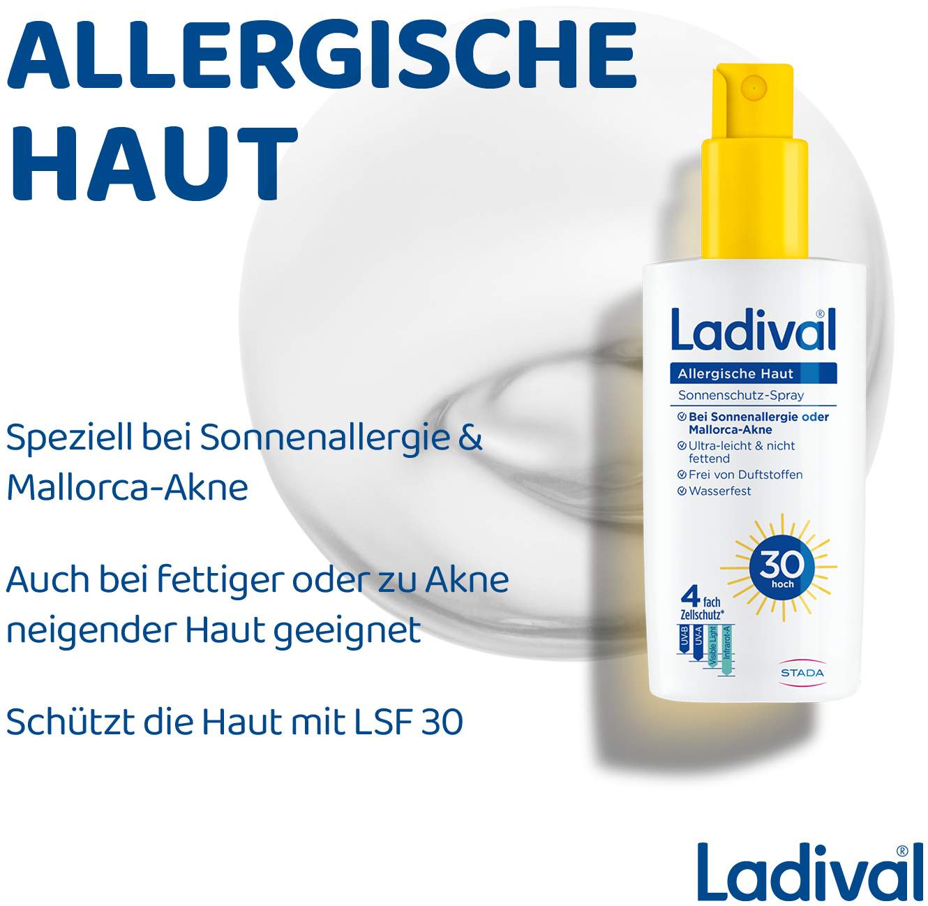 Ladival allergische Haut Sonnenschutz-Spray LSF 30 150 ml