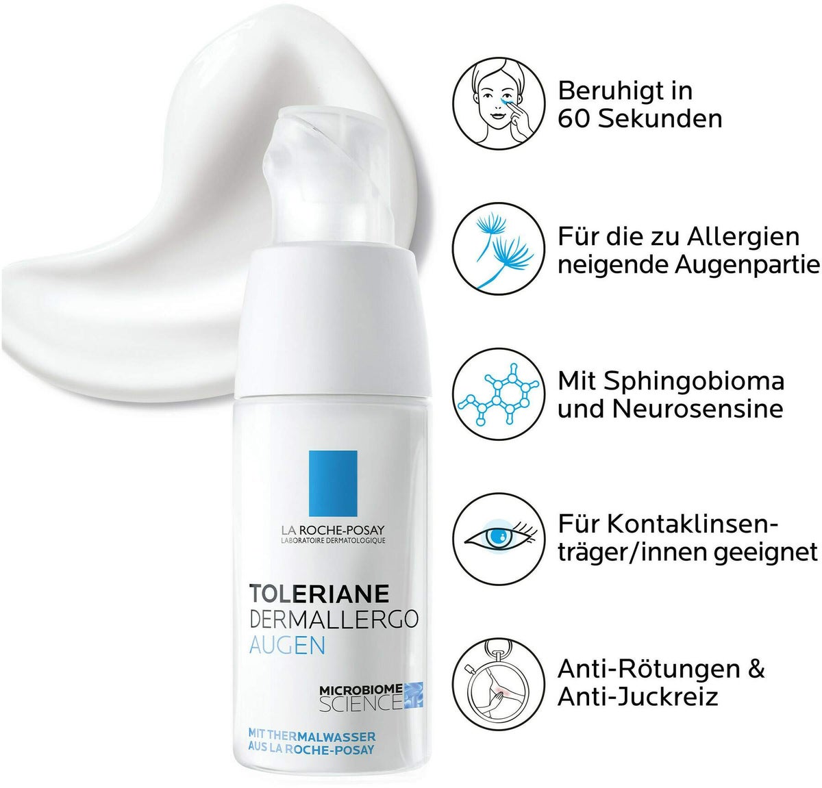 La Roche Posay Toleriane Dermallergo Augen 20 ml Creme