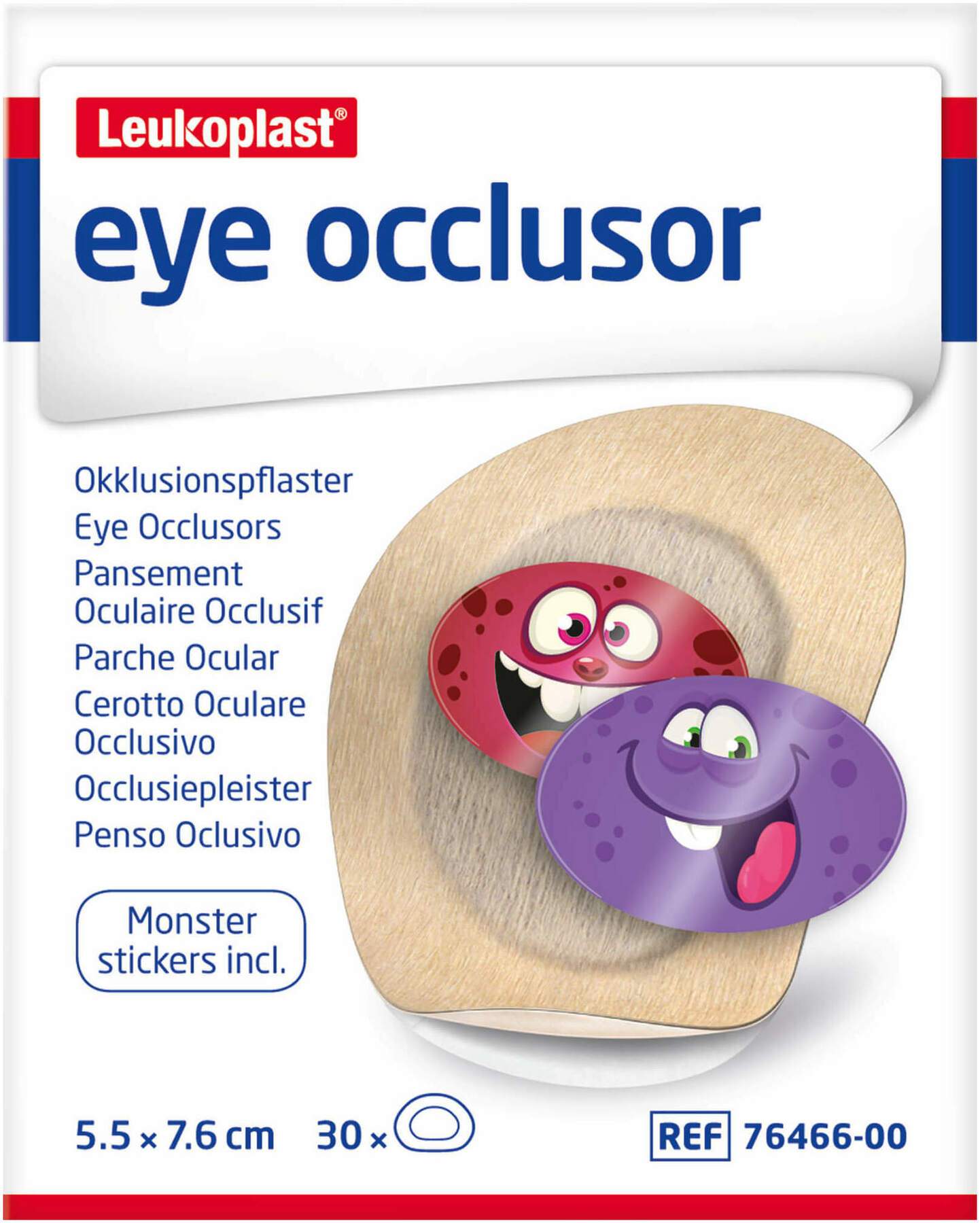 Leukoplast Eye Occlusor 5,5 Cmx7,6 cm
