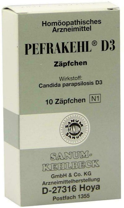Pefrakehl D3 Zäpfchen 10 Stück