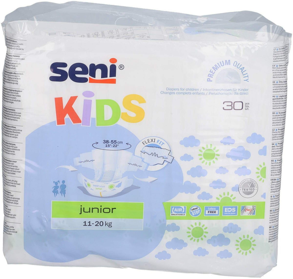 Seni Kids Junior 11-20 KG Inkontinenzhose 30 Stück