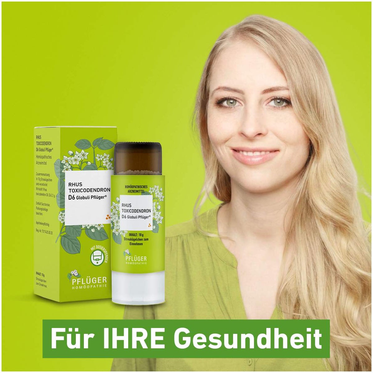 Rhus Toxicodendron C 30 Globuli Pflüger Globulispender 10 g