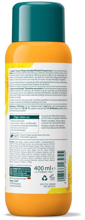 Kneipp Aroma Pflegeschaumbad Muskel Entspannung 400 ml