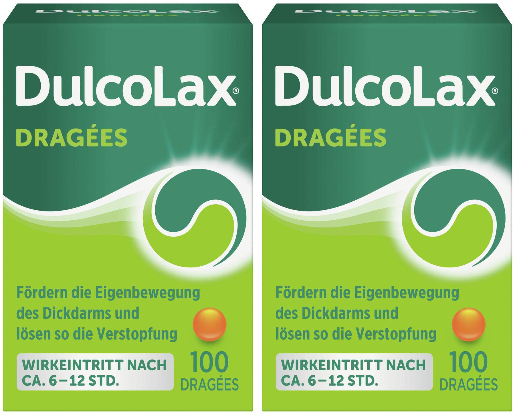 Sparset Dulcolax 2 x 100 Dragees Dose