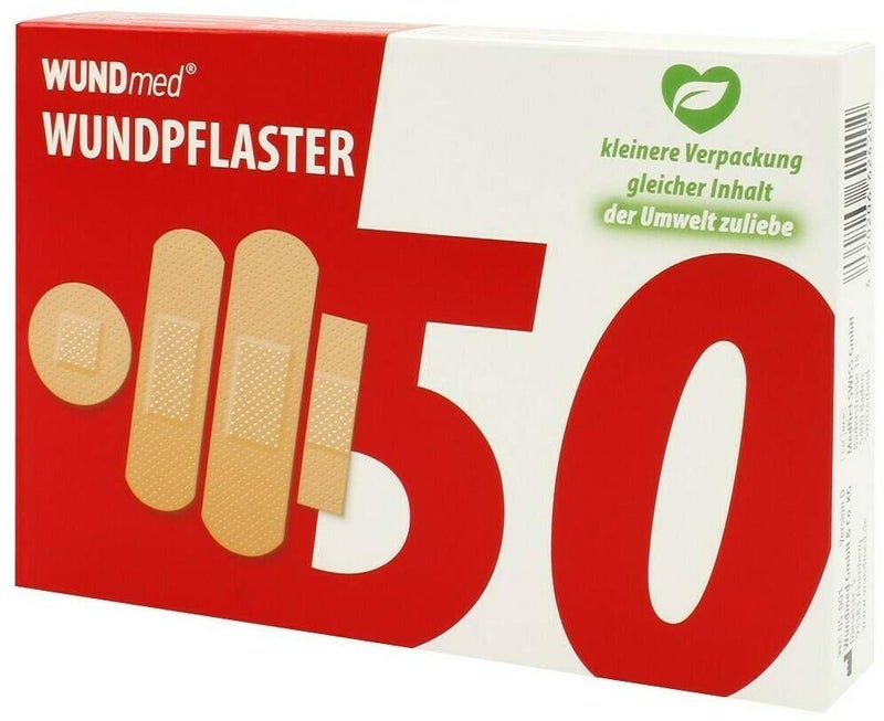 Wundpflaster 4 Größen 50 Stück