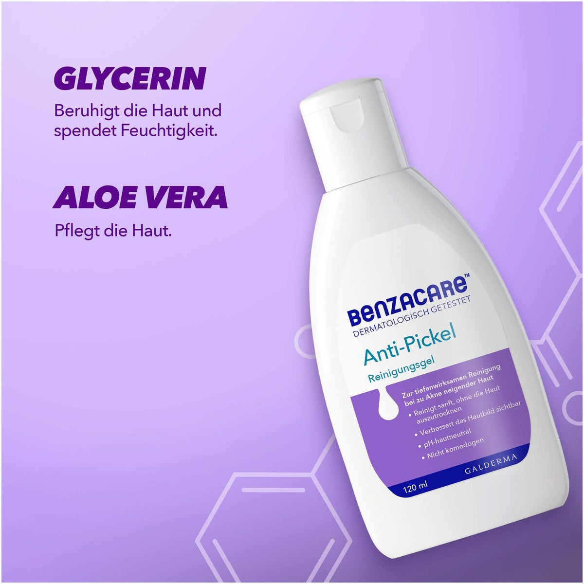 Benzacare Anti-Pickel Reinigungsgel 120 ml