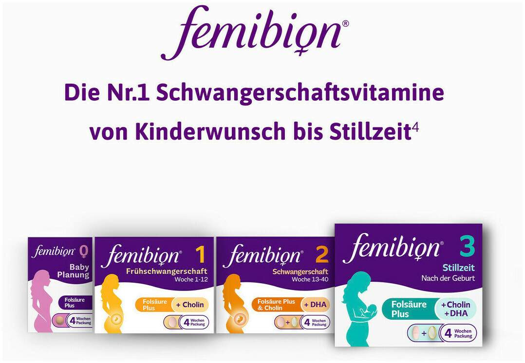 Femibion 3 Stillzeit 28 Tabletten und 28 Kapseln Kombipackung