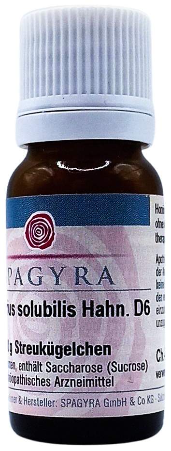 Mercurius Solubilis Hahnemanni D 6 Globuli