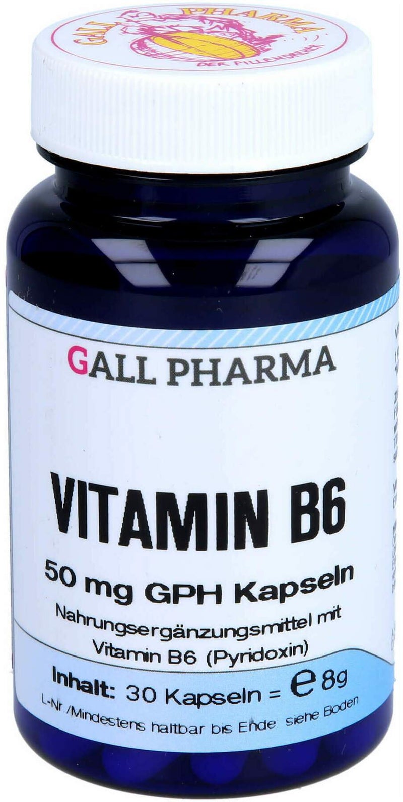 Vitamin B6 50 mg Gph Kapseln 30 Stück