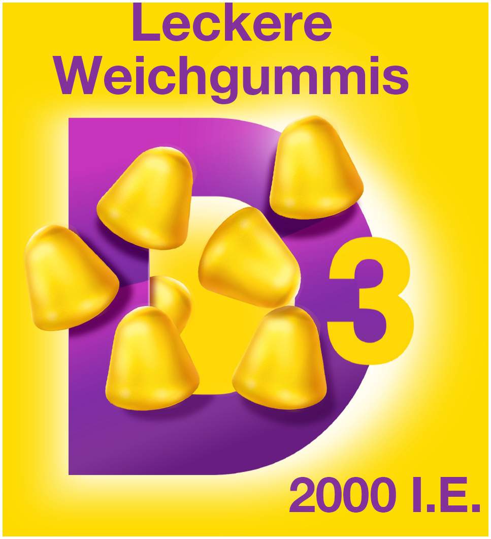 Vigantolvit 2000 I.E. Vitamin D3 60 Weichgummis