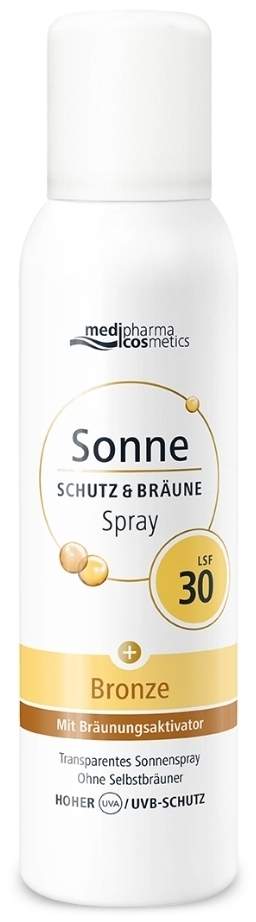 medipharma cosmetics Sonne Schutz & Bräune bronze LSF 30 Aerosol 150 ml Spray