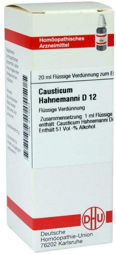Dhu Causticum Hahnemanni D12 20 ml Dilution