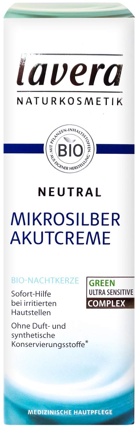 Lavera Neutral Akutcreme Mit Mikrosilber 75 ml