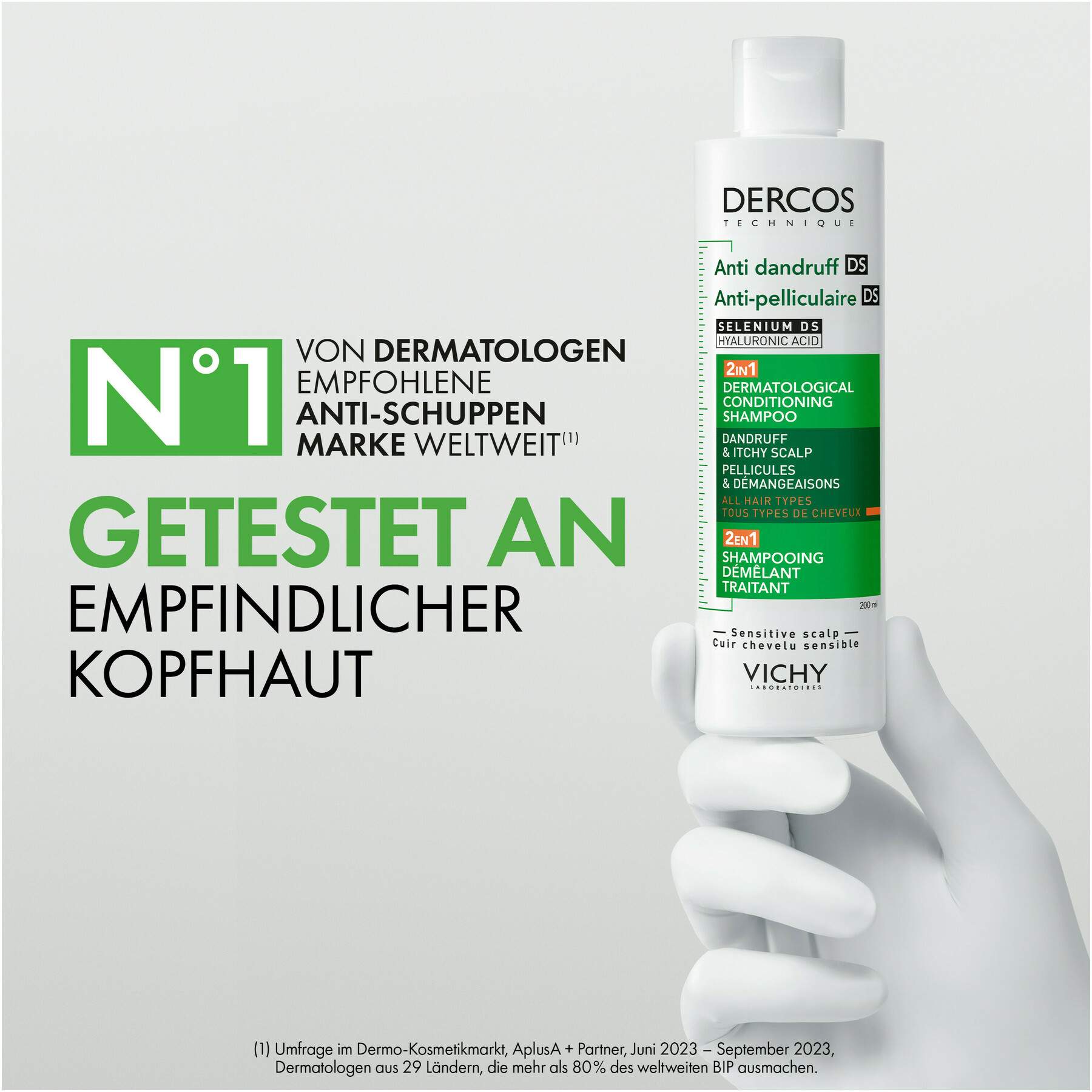Vichy Dercos Anti-Schuppen 2in1 Shampoo + Conditioner 390 ml