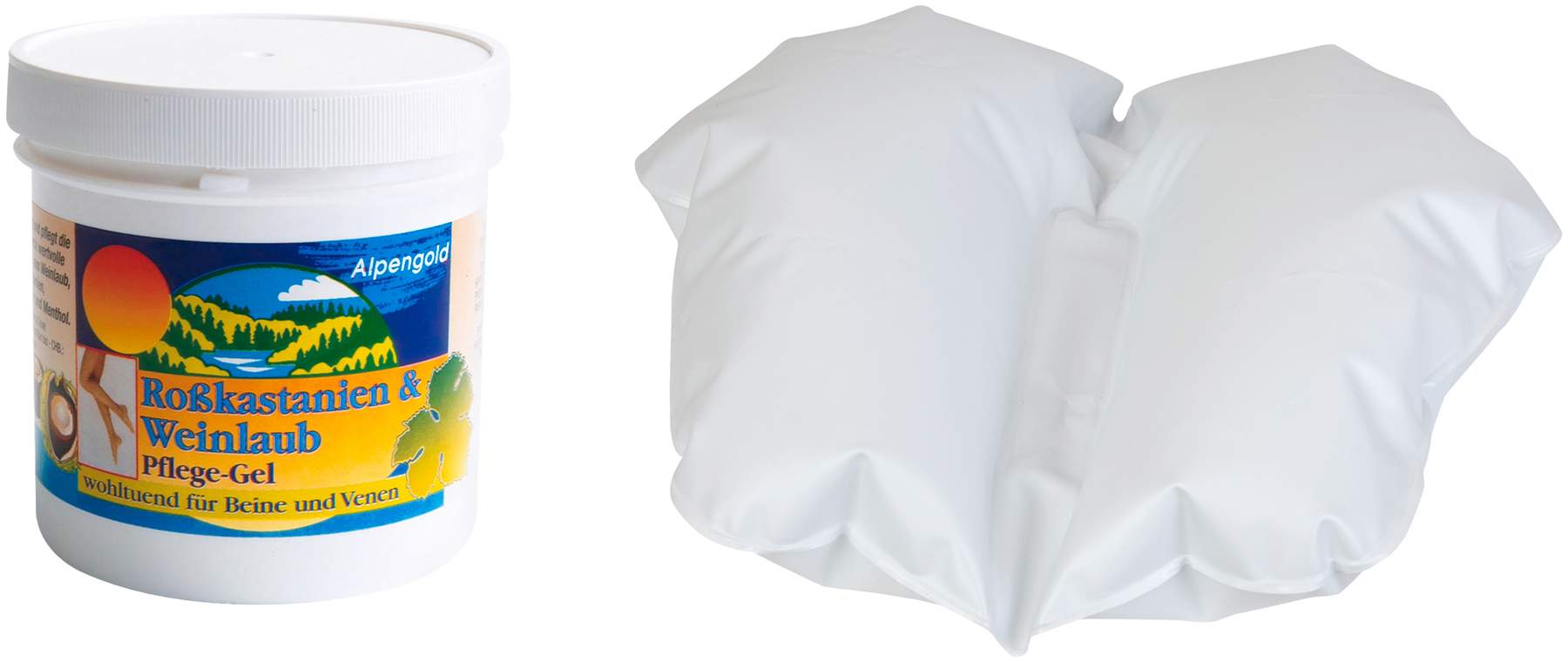 Rosskastanien-Weinlaub-Gel 250 ml + gratis Aufblasbarer Venentrainer 1 Stück