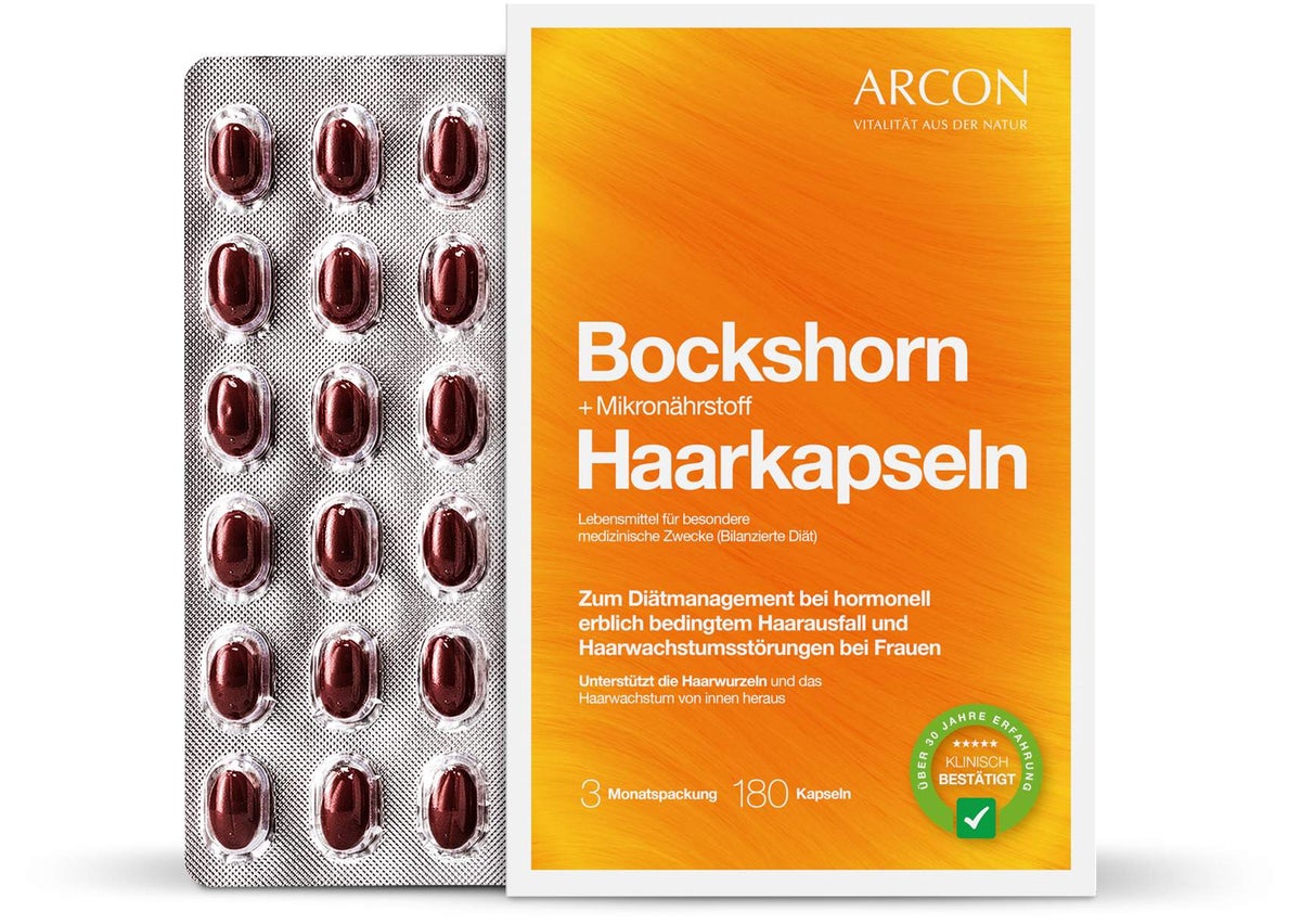 Bockshorn und Mikronährstoff Haarkapseln 180 Stück