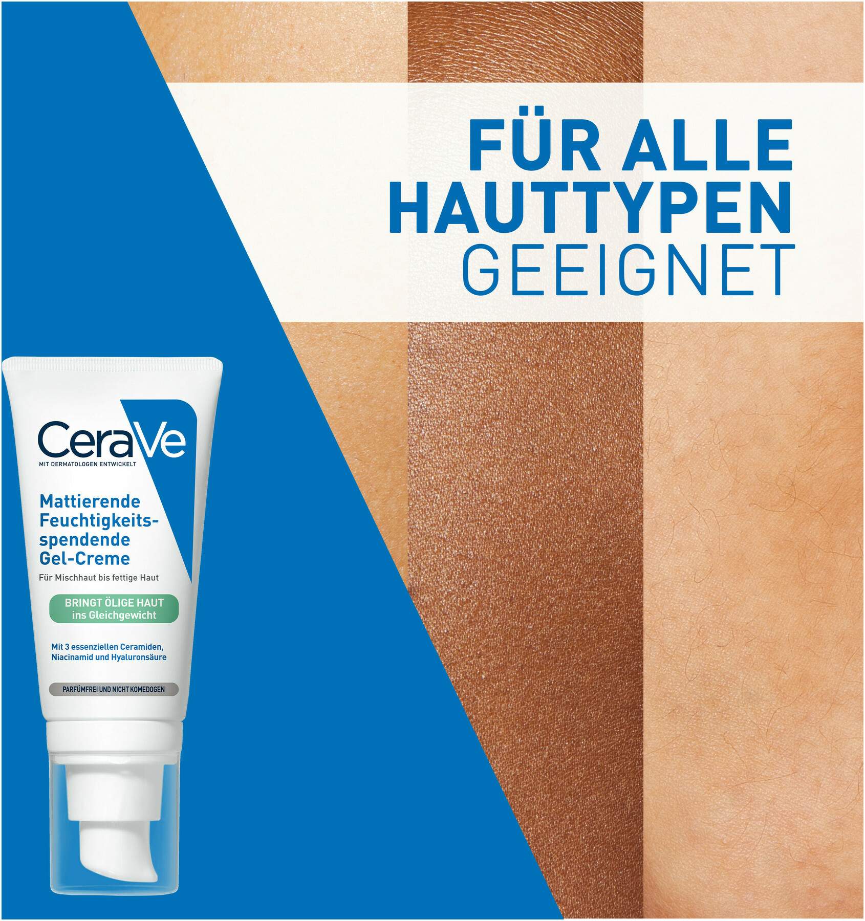 CeraVe Mattierende Feuchtigkeitsspendende Gel-Creme 52 ml