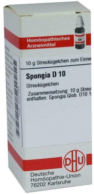 Dhu Spongia D10 10 G Globuli