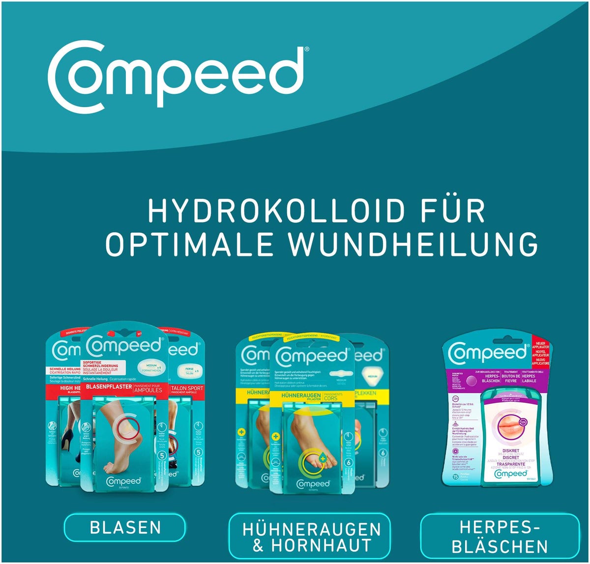 Compeed Blasenpflaster medium 5 Pflaster