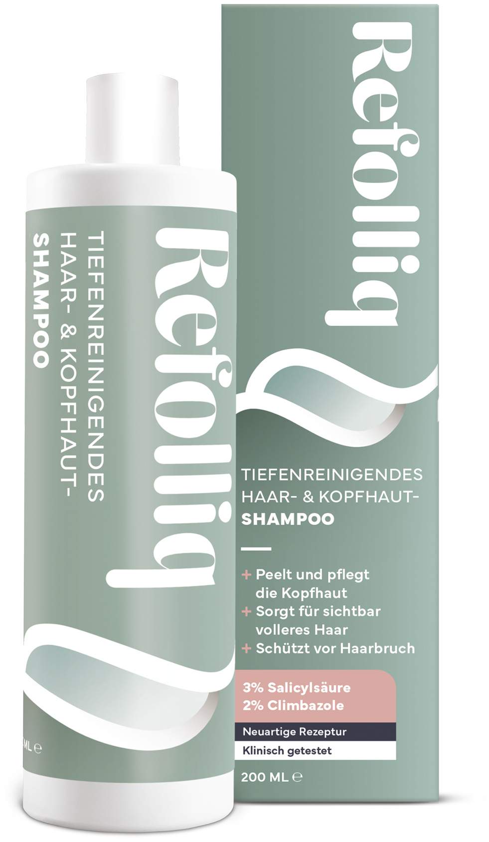 Refolliq Tiefenreinigendes Haar- & Kopfhaut Shampoo 200 ml