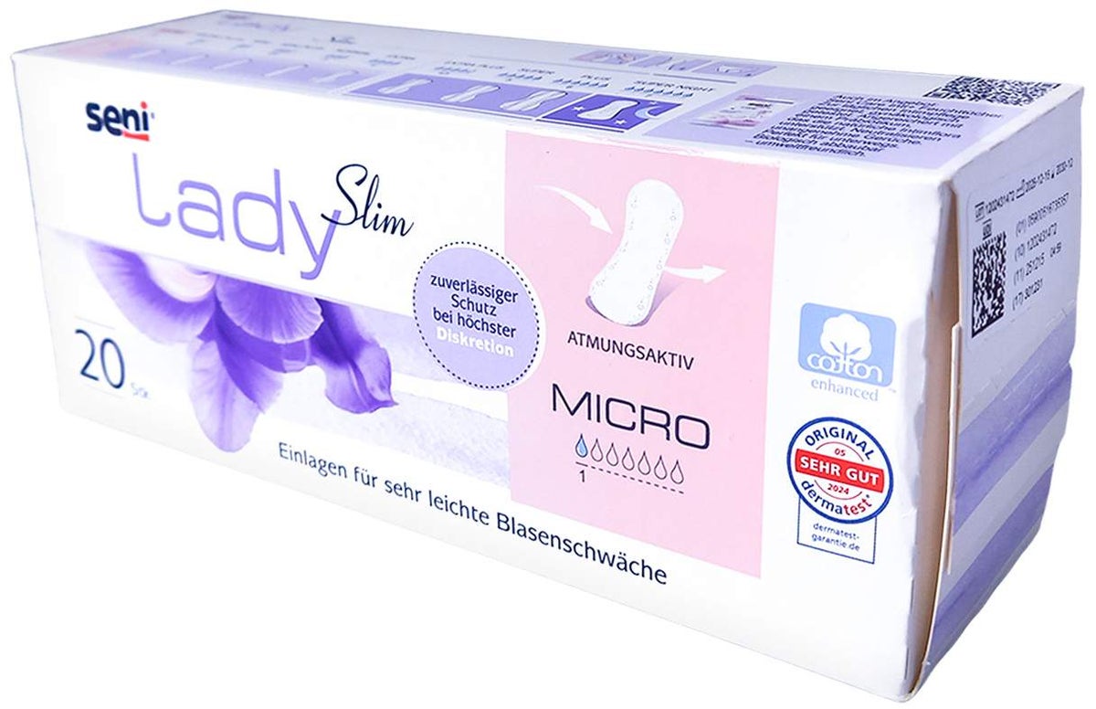 SENI Lady Slim Inkontinenzeinlage micro im kl.Kart