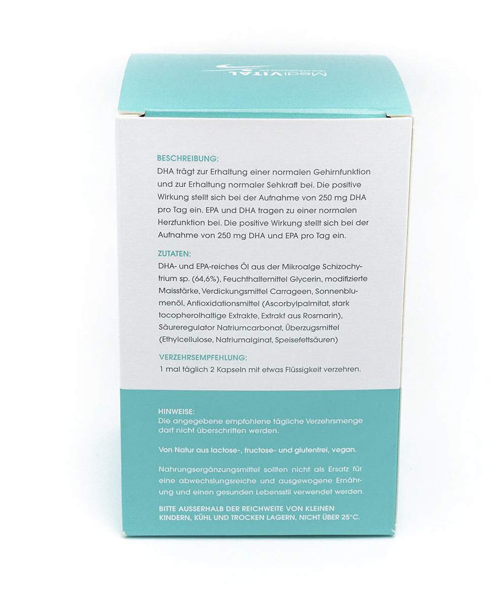 Medivital Omega 3 Alga 120 Kapseln