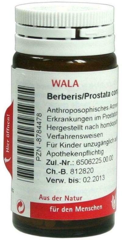 Wala Berberis Prostata Comp. 20 G Globuli